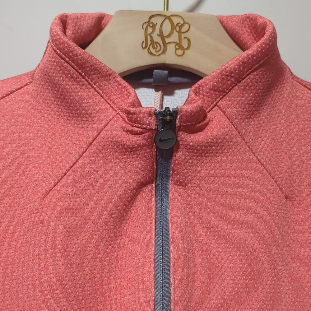 Nike Golf Tour Performance 1/4 Zip Sweater Womens Size M Dri-Fit Stand Up Collar - Picture 2 of 9
